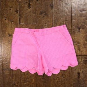 Lilly Pulitzer neon coral shorts size 2